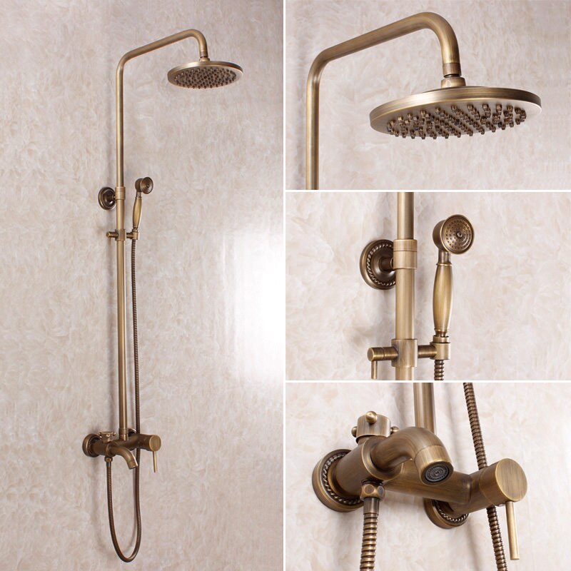 Vintage Antique Bathroom Shower Set